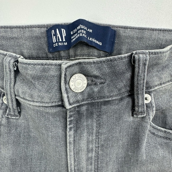Gap High Rise Stretch Cigarette Skinny Jegging Jeans Womens Size 28/6 - Picture 8 of 11